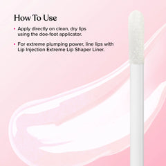 Lip Injection Maximum Plump Extra Strength Hydrating Lip Plumper Gloss